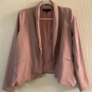 Wms OPEN FRONT ROSE BLAZER 
SIZE M